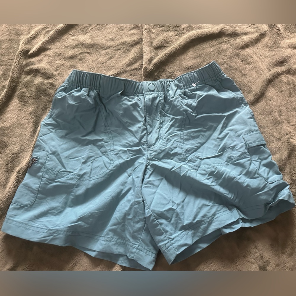 Columbia Omni-Shade Quick Dry Shorts | Size Small | Light Blue